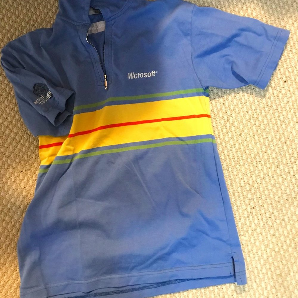 RARE INTENAL EMPLOYEE MICROSOFT GOLF SHIRT